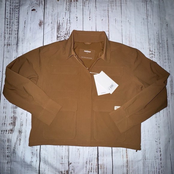Halfdays Jackets & Blazers - Halfdays Nan Field Jacket Medium Womens Nuthatch Brown Utility NWT $145